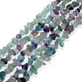 Genuine Fluorite Chips Gemstone Beads 5-8mm Irregular Shaped Crystal Chip Stone Loose Bead for Jewelry Making 1 Strand 32" - color: Fluorite