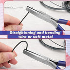 Flat Nose Pliers - Duck Bill Precision Pliers with Smooth Jaws for Jewelry Making, Wire Bending & Small Object Gripping - style: Flat Nose Pliers With Smooth Jaw