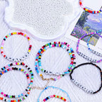 5000pcs Glass Seed Beads, 3mm 8/0 Small Individual Color Seed Beads Mini Pony Bulk for DIY Bracelet Necklaces Wrist Jewelry Making, Cream White - color: Cream White