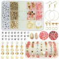 Basigeese Jewelry Making Supplies Kit Natural Stone Beads for Irregular Gemstone Beading with for DIY Craft Bracelet Necklace Earrings for Adults (Volcano Cherry Quartz) - color: Volcano Cheey Quartz