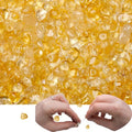 XIANNVXI Citrine Beads, Natural Chip Stone Beads 400Pcs Crystal Bead 5-8mm Irregular Healing Crystal Loose Rocks for DIY Jewelry Making - color: A-Citrine