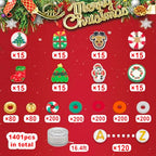 ZSFLZS 1401pcs Christmas Polymer Clay Beads Bracelet Making Kit, Gold Beads Clay Bead Charms for Jewelry Making DIY Bracelet, Necklace, Earring, Christmas Charms Arts Crafts DIY Gift - color: 2 Christmas model