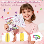 Bracelet Making Kit for Girls 6-12, Friendship Bracelet Beads Elastic String DIY Arts & Crafts Bulk Toy Set, Jewelry Maker Tool, Popular Christmas Birthday Gifts for Kids Ages 7 8 9 10 11 (169PCS) - style: 169PCS