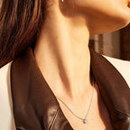 Valloey Rover Gold Necklace for Women 14K Gold Plated Circle Cubic Zirconia Pendant Necklace Dainty Twist Rope Chain Necklace Simple Jewelry Gift for Women - style: Silver-Star