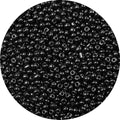 2000pcs Black Glass Seed Beads, Colorful Tiny 4mm Beads for Jewelry Making, Beading Supplies. - color: Black