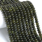 5x8mm 76pcs Natural Stone Green Garnet Jade Rondelle Spacer Loose Beads Abacus Disk Stone Round Loose Gemstone Beads for Jewelry Making DIY Bracelet Necklace - color: Green garnet Stone, size: 5x8mm Abacus Disk