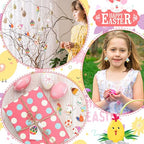 SANNIX 350pc Easter Charms for Jewelry Making - Bulk Easter Egg Bunny Rabbit Pendant Charms for Bracelet, Necklace, Earring Crafts - color: Easter Color