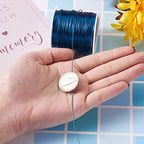 Pandahall 60 Feet Tarnish Resistant Copper Wire 22 Gauge Jewelry Beading Craft Wire for Jewelry Making (Marine Blue)