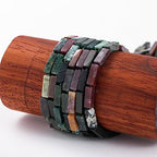 Natural Indian Agate Rectangle Tube Beads 4x13mm 38cm/str Loose Semi Gemstone Stone Beads for Making Bracelets Necklace Earrings - color: Indian Agate, size: 4x13mm Rectangle