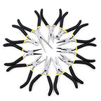5 Inch Long Nose Pliers with Wire Cutter Smooth Jaws Mini Long Needle Nose Pliers for Jewelry Making Side Cutters Small Beading Pliers Micro Precision DIY Handcraft Tool - size: Chain Nose with Cutters