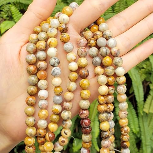 90pcs Adabele Natural Crazy Lace Agate Healing Gemstone 4mm (0.16 inch) Small Round Beads Gem Stone Spacer for Craft Jewelry Making GF23-4 - color: Crazy Lace Jasper, size: 4mm (90pcs/1 Strand)