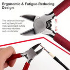 10 Pcs 6" Precision Wire Cutters Spring Loaded Flush Cutters Sharp Side Cutter Clippers Diagonal Cutting Pliers for Jewelry Making, Crafts, Electronics, Zip Ties