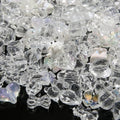 500g Acrylic White Wedding Beads Flower Star Butterfly Candy Acrylic Kawaii Beads for Keychain Bracelets Jewelry Making DIY Plastic Crafts (White) - color: white
