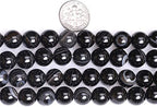 HAAMIIQII 60pcs 6mm Natural Black Striped Agate Stone Beads Round Loose Gemstone Beads for Jewelry Making Strand 15 Inch - color: Black Striped Agate, size: 6mm 60pcs