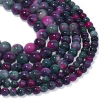 Yochus 60pcs 6mm Mixed Persian Jade Energy Healing Round Bulk Gemstone Beads for Jewelry Making Bracelet Necklace Earring DIY - color: mixed, size: 6mm