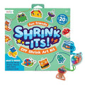 Ooly 28 PC DIY Shrinking Art Kit for Kids, 20 Plastic Pre Cut Charms and More, No Mess Creative Activity Jewelry Making Kit - Fun Friends - color: Fun Friends Charms