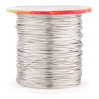82 Feet Tarnish Resistant Copper Wires 20 Gauge Jewelry Craft Wires Beading Wire for Jewelry Making, Wire Wrapping and Crafting(Silver) - color: 1Silver, size: 20 Gauge
