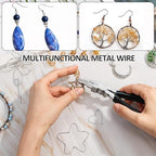 5 Rolls Jewelry Wire for Jewelry Making 18, 20, 22, 24, 26 Gauge Stainless Steel Silver Wire Kit Beading Bendable Craft Wires Tarnish Resistant Beading Wires for Making Crafts