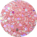 450 PCS Acrylic Star Shape Beads AB Colors Loose Pony Spacer Beads with Hole for Jewelry Making Necklace Earring Key Chains DIY Projects(Pink AB) - color: Pink AB