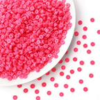 Hot Pink Polymer Clay Beads, 6mm Heishi Bead for Jewelry Bracelets Necklace Making 1000PCS - color: Hot pink