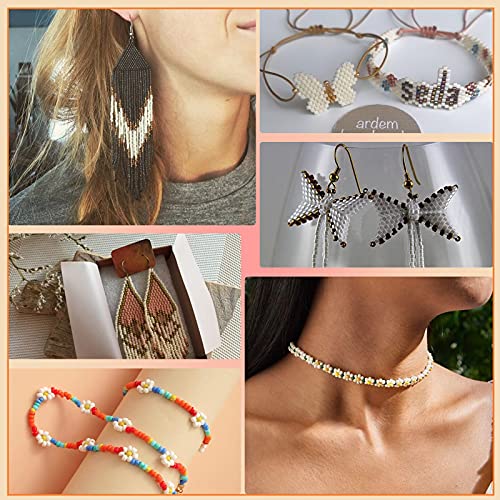 10000pcs 2mm Cream Pink Glass Seed Beads - Round, Perfect for DIY Craft Projects, Jewelry Making, Cloth Embellishment - color: Cream Pink, size: 2mm