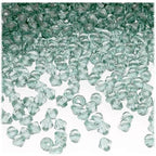 The Crafts Outlet, 1,000-pc Acrylic Bicone Beads, Faceted, 4mm, Clear