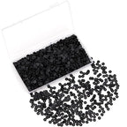 2000Pcs White Clay Beads Polymer Clay Spacer Beads Flat Beads 6mm Round Heishi Vinyl Beads for DIY Craft Gift Adults Bracelets Necklace Jewelry Making Earring Accessories (Black) - color: Black
