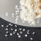 FASHEWELRY 300Pcs 2mm Cubic Zirconia Cabochons Tiny Rhinestone Clear Pointed Back Faceted Crystal Diamante for Nail Art Craft Replacing Jewelry Grade AAA - color: Clear, size: 2mm