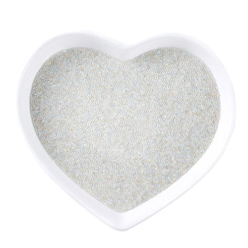 Pandahall 50g Translucence DIY 3D Caviar Nail Art Decoration Mini Micro Glass Beads for Nail Care No Hole Crystal 0.6-0.8mm X-MRMJ-R038-B02