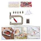 LIFKOME Portable Pearl Hand Press Beading Tool Pearl Setting Tool Set Rivet Fixing Machine for DIY Craft