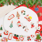 352 Pcs Assorted Charms for Jewelry Making,Mixed Enamel KC Gold Alloy Letter Pendants,Wholesale Bulk Jewelry Charms for DIY Necklace Bracelet Earring and Crafting - style: A5:Xmas Charms-60pairs
