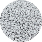 1000pcs Round Letter Beads 4x7mm Acrylic Alphabet Beads Spacer Beads for Jewelry Making Bracelets Necklace Earring Key Chains DIY Craft(T-Silver Letter White Bead) - color: T-Silver Letter White Bead