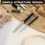 2 Pack Wire Looping Wrapping Step, Coil Jig Tool Set Mandrel Stainless Steel Micro 1.5mm-10mm Wire Looping Winding Rod Metal Jewelry Forming Tool for Round Loop Jump Ring DIY Jewelry Making, 10 Sizes