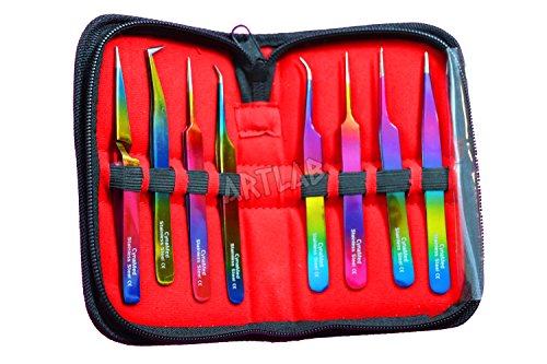 New! Jewelry Nipper Repair Hand Tool Tweezers Diy- 8pcs Set (Cynamed)