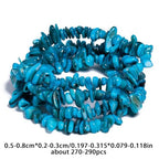 Chip Shell, 260pcs 5-8mm Irregular Shell Beads with Holes, Lake Blue Shell & Aqua Like Chip Beads for Jewelry Making - color: Lake Blue