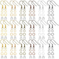 Cridoz 960PCS Earrings Making Supplies Kit with 240PCS Earring Hooks, 420PCS Jump Rings and 300PCS Earring Backs for Earring Making and Repair (Multicolors) - color: Multicolors