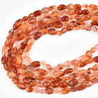 HAAMIIQII Natural Red Carnelian Pebble Stone 5-8mm Small Irregular Freeform Tumbled Loose Gemstone Beads for Jewelry Making Strand 15 Inch (45-50pcs) - color: Red Carnelian