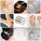 328 Feet Jewelry Making Wire, 28 Gauge Wire for Jewelry Making, 0.3mm X 100m Tarnish Resistant Copper Wires for Wrapping and Crafting (Sliver) - color: Silver