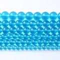 32pcs 12mm Topaz Blue Crystal Glass Beads Round Loose Spacer Beads for Jewelry Making DIY Bracelet Necklace (Blue Crystal Glass, 12mm) - color: Blue Crystal Glass, size: 12mm