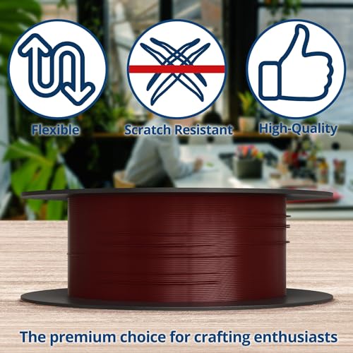 Soft Flex 49 Strand Beading Wire - Medium 0.19 Diameter - 100 Feet Nylon Design Wire - style: Garnet