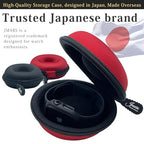 Watch Travel Case, Shock-Tested Single Watch Case for Wristwatches & Smart Watches, Black - color: Black