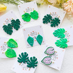 Leaf Shape Polymer Clay Cutters Set – Molds and Clay Cutters for Polymer Clay, Botanical Clay Earring Tools - color: B color