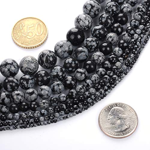 6mm Natural Alabaster Gemstone Round Loose Beads Crystal Stone Bracelet Necklace Accessories Crafts for Jewelry Making DIY,1 Strand 15" - color: Alabaster, size: 6MM