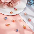 SUNNYCLUE 1 Box 10Pcs 5 Styles Dried Flower Charms Transparent Clear Epoxy Resin Pendants with Brass Hole 1.2mm Glass Micro Beads for DIY Earrings Bracelet Necklace Jewelry Accessories Gift Supplies
