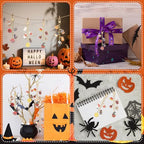 AUGSUN 189Pcs Halloween Keychain Making Kit, Charm Making Crafts 60 Halloween Charms 12 Keychain Clips Hooks 15 Extender Chains 100 Jump Ring for Crafts Accessories Holiday Gifts - style: Halloween