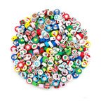 Christmas Polymer Clay Beads, Mixed Charm Spacer Beads for Bracelet Necklace DIY Jewelry Making (Christmas) - color: Christmas