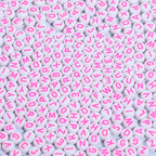 600pcs Acrylic Letter Beads Alphabet Pink Letters White Round Bead, 4x7mm, for Friendship Bracelets and Gifts Souvenir Jewelry Making - color: Pink Letter White Bead