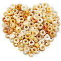 SUNYIK Yellow Jade Large Hole (6mm) Rondelle Loose Charms European Bead fits Bracelet,Jewelry Makings Pack of 20 - color: Yellow-Yellow Jade, size: 14x8mm