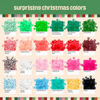 Gionlion Christmas Bracelet Making Kit, Clay Beads Friendship Bracelet Kit Christmas Crafts Gifts, Gold Beads Charm Bracelet Maker Set Preppy Jewelry Making Kit Gifts - style: Christmas Limited