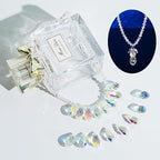 LONGWIN 36pcs AB Teardrop Crystal Beads 10x20mm Waterdrop Faceted Glass Beads for Jewelry Making, DIY Project, Earring, Necklaces, Bracelets - size: 36pcs 10x20mm